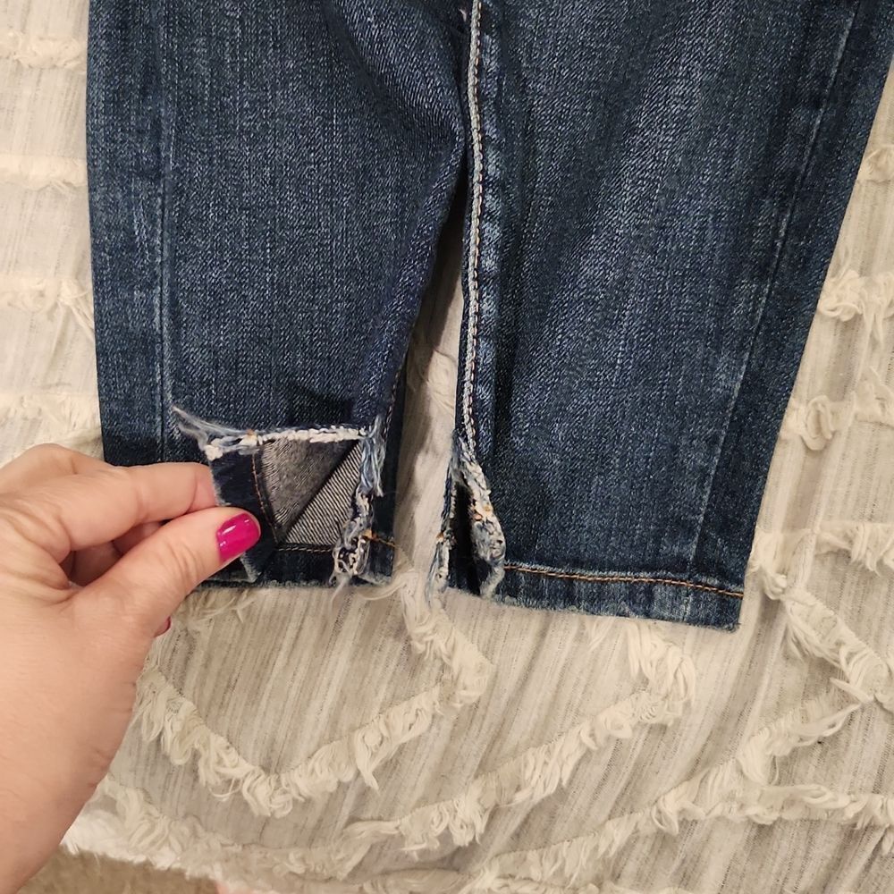 Medium wash current elliott "the Stiletto Bennett destroy" skinny jeans size 28! - Picture 9 of 10